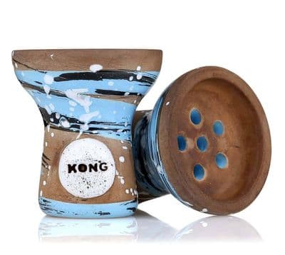 Kong Turkish Shisha Bowl - Turkish Boy Space Glazed (Blue)