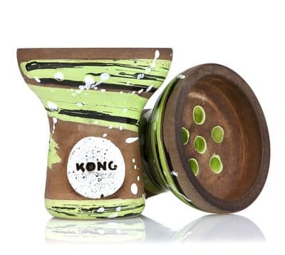Kong Turkish Shisha Bowl - Turkish Boy Space Glazed Green