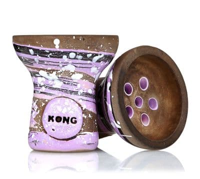 Kong Turkish Shisha Bowl - Turkish Boy Space Glazed Purple