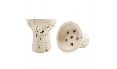 Kong Turkish Shisha Bowl - Turkish Duet White