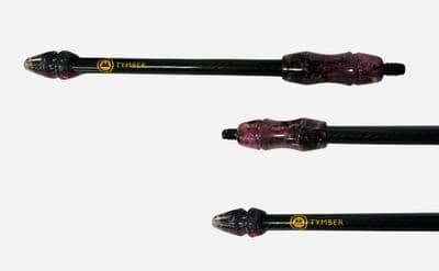 Mason Shishaware Tymber - Magenta Flakes With Tube & Hose