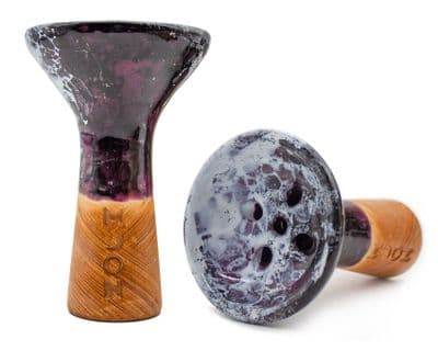 Moon Bowl Shisha Killer - Venom Violet White
