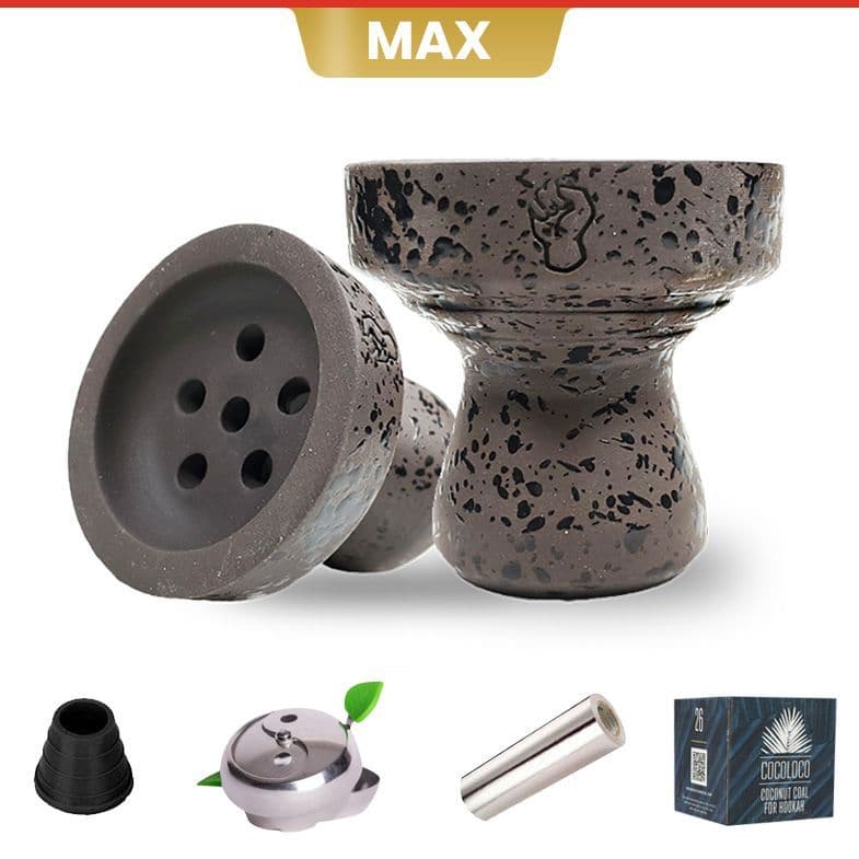 XODAS ボウル Candy Bowl ボロシリケイトガラス SG Fume Moon X Spike V2.0 - Smokey Collaboration | Shisha Bowl UK
