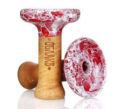Oblako Phunnel L Glaze - Marble Dark Red (65) (Bundles Available) + FREE Oblako Flow Bowl