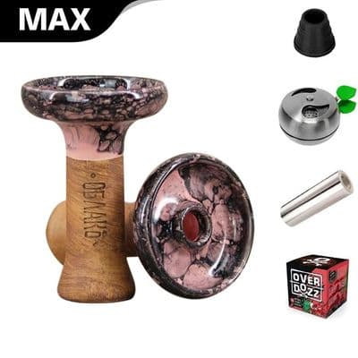 Oblako Phunnel L Glaze - Marble Pink Black (56) Various Bundles Available + FREE Oblako Flow Bowl