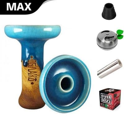 Oblako Phunnel M Glazed - Turkish Blue (6) + FREE Oblako Flow Bowl