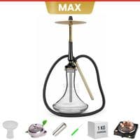 Rebellion TradiTime Black Gold Shaft | Premium Hookah Shaft UK