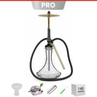 Rebellion TradiTime Black Gold Shaft | Premium Hookah Shaft UK