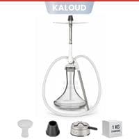 Rebellion TradiTime White Silver Shaft | Premium Hookah Shaft UK