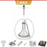 Rebellion TradiTime White Silver Shaft | Premium Hookah Shaft UK