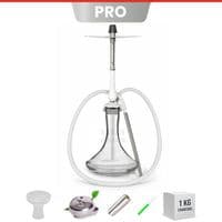 Rebellion TradiTime White Silver Shaft | Premium Hookah Shaft UK