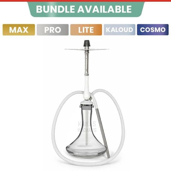 Rebellion TradiTime White Silver Shaft | Premium Hookah Shaft UK