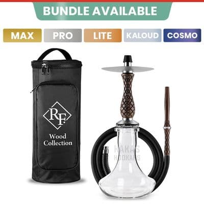 RF Hookah Handmade - Mini Wood Walnut