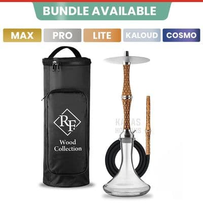RF Hookah Handmade - Wood Zebrano
