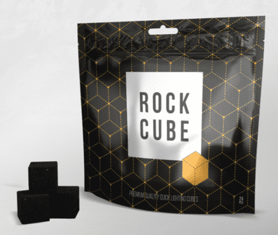 Rock Cube Charcoal By Carbopol (24 Cubes) Quick Lite