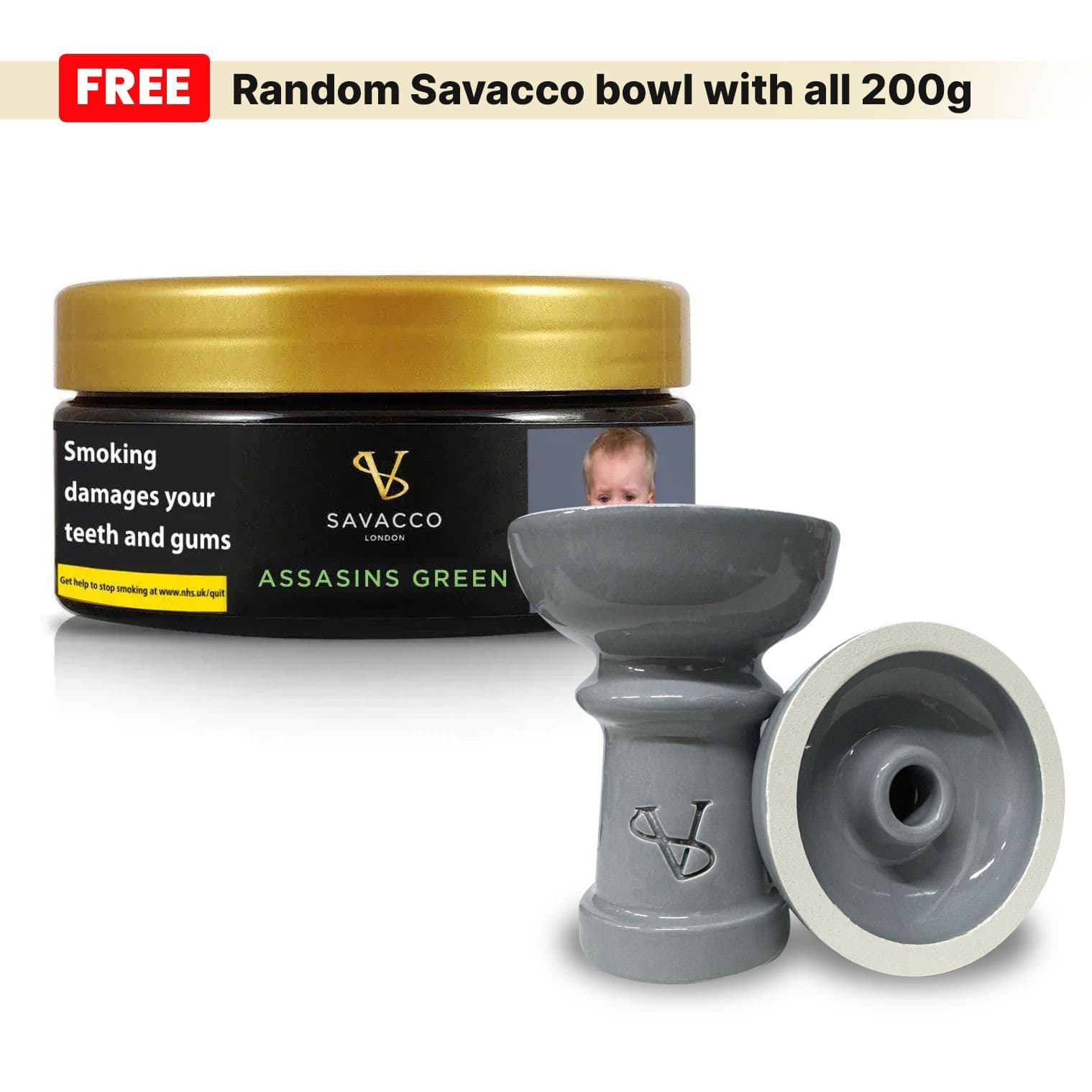 savacco tobacco Savacco Shisha Flavour - Assassins Green - Hookah - Free UK Shipping