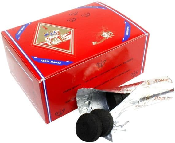 Three Kings Hookah Charcoals 33mm | Hookah Charcoal UK
