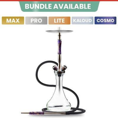 Union Hookah Fibonacci - Stabilised Wood Purple