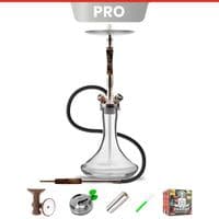 Union Hookah Fibonacci - Stabilised Wood Red | Shisha Pipe UK