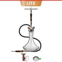 Union Hookah Fibonacci - Stabilised Wood Red | Shisha Pipe UK