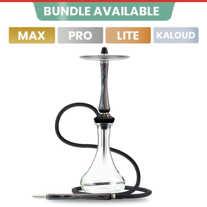 Union Hookah Sleek V2 Black Silver Shisha FREE UK & EU Shipping Kakas Hookahs