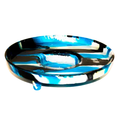 Venookah - Glass LED Shisha Stand Blue