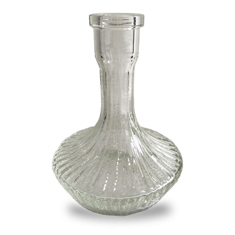 Vessel Glass Shisha Base Medusa With Base Grommet Clear