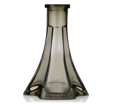 Vessel Glass Shisha Base  - Neo Lux With Base & Grommet (Smoked)