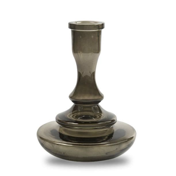 Vessel Glass Shisha Base Tree With Base Grommet Smoked