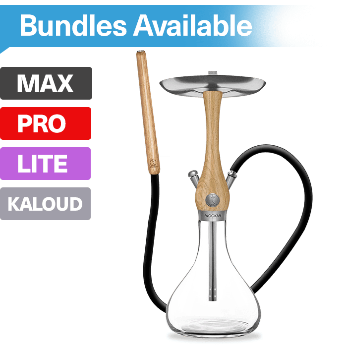 WOOKAH Shisha Mini Smooth Oak Hookah Free UK & EU Shipping Kakas
