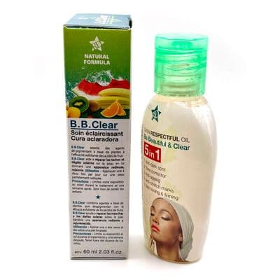 B.B. Clear Toning 5in1 with vitamin C Oil  - 60ml