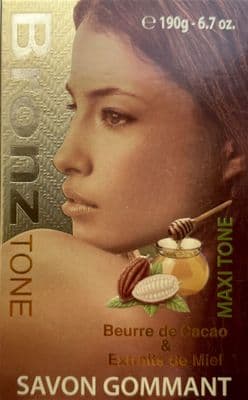 Bronz Tone/Maxi Tone Exfoliating Soap with Cocoa Butter & Honey extracts (190g)