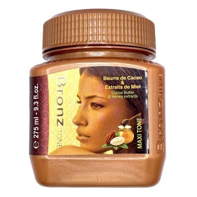 Bronz TONE / Maxi TONE with Cocoa Butter & Honey Extracts Cream Jar - 275ml