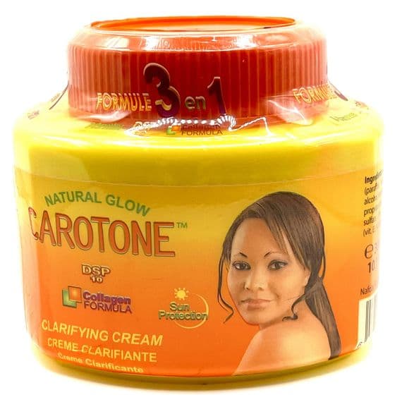 Carotone Natural Moisturizing Brightening  Beauty  Cream Jar