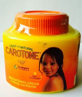 Carotone Natural Moisturizing Brightening  Beauty  Cream Jar