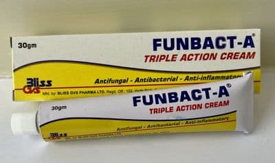 Funbact - A Triple Action Cream   - Fast Action