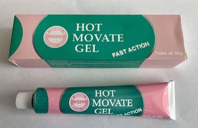 HOT MOVATE GEL - Fast Action Tube - 30g