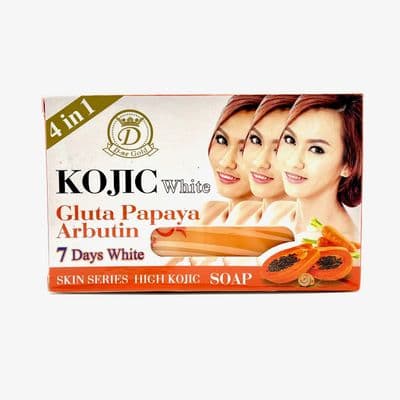 Kojic White Gluta  Papaya Arbutin Soap - 160grs