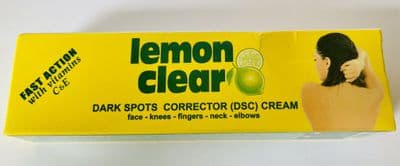 Lemon Clear Fast Action Dark Spot Corrector Cream Tube with Vitamins C & E  - 40g