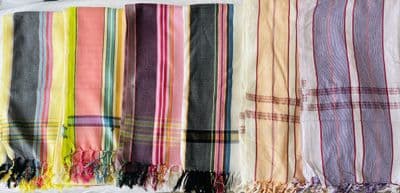 Original / Authentic Kenyan Kikoys / Beach Sarongs/ Scarves Assorted Colours