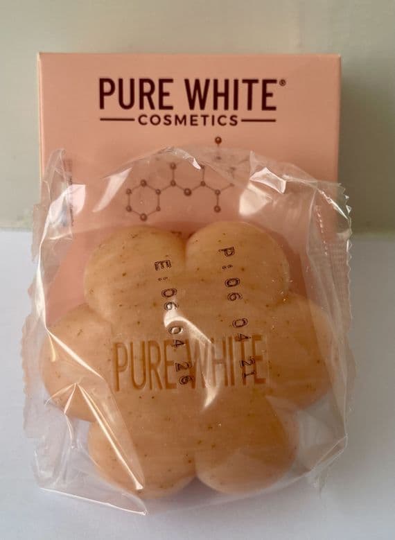 Pure White Rose Gold Mineral  Exfoliating Soap 150g