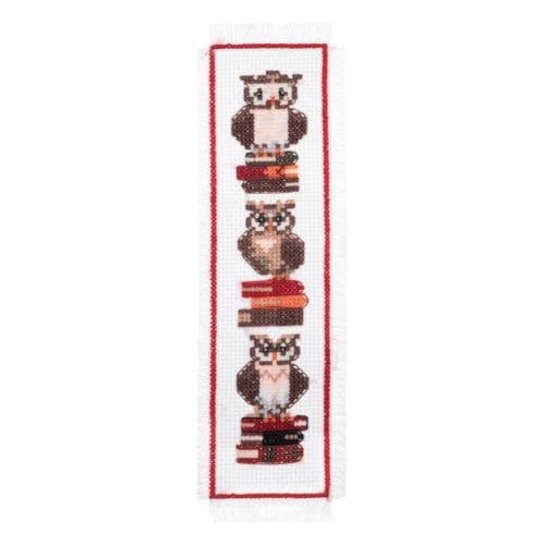 Cross Stitch Kit: Bookmark: Owls