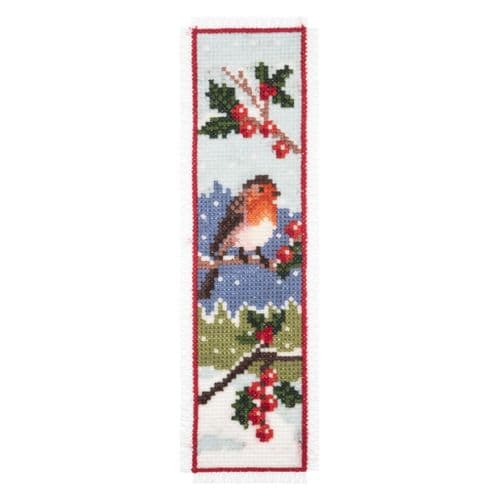 Cross Stitch Kit: Bookmark: Robin