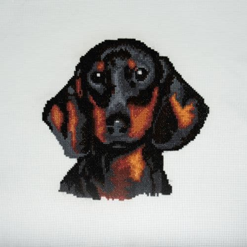 Cross Stitch Kit: Large: Dachshund - GCS108