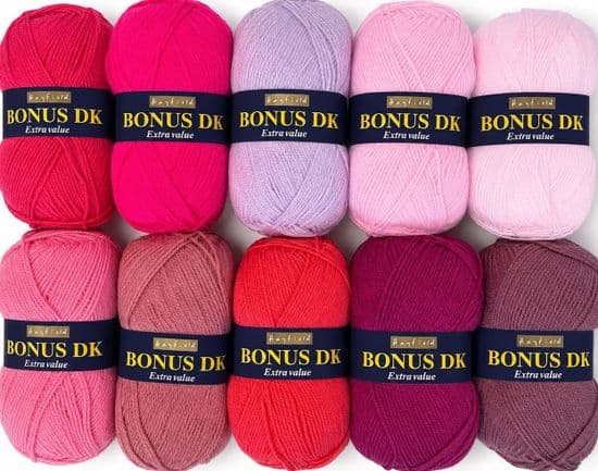 Hayfield Bonus DK Colour Packs Offer