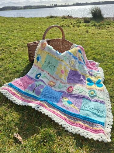 Joys of Spring Blanket Knitting Pattern | Family Business Established 1949 | Knitwell Wools