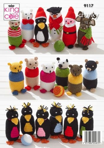 KC9117 CROCHET INDOOR SKITTLES