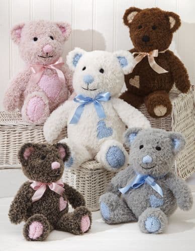 KC9207 Velveteen Teddy Bears