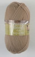 King Cole Merino Blend 4Ply 3125 Biscuit 50g