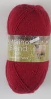 King Cole Merino Blend 4Ply 703 Cranberry  50g